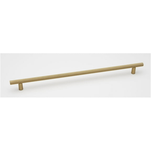 Alno A2902-18 Vita Bella 18" Center To Center Modern Knurled Bar Large Cabinet Handle Pull
