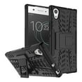 thumbnail image 1 of Sony XA1 Black Case Shockproof Heavy Duty Tough Kickstand Protective Rugged Case Cover, 1 of 2