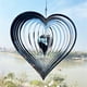 thumbnail image 3 of Atrapasueños de metal de acero inoxidable en forma de corazón Corazón de amor 3d, 3 of 3