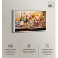 thumbnail image 2 of Flowers and Drinks Canvas Glam Livingroom Wall Art by Art Remedy, White Frame, 36" x 24", 2 of 7