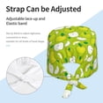 thumbnail image 3 of Cauagu Green Apple Pattern 1 Pcs Working Caps,Adjustable Working Hats Elastic Scrub Hats Nurse Scrub Cap Nurse Hats Elastic Tie Back Hats Unisex,One Size, 3 of 7
