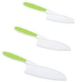 thumbnail image 4 of 3Pcs Fruits Slicer Plastic Kids Vegetable Cakes Cutlery Bread Lettuce Salad Cooking Tableware  Green by, 4 of 9