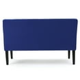 thumbnail image 6 of GDF Studio Charlotte Fabric Loveseat, Royal Blue and Matte Black, 6 of 12
