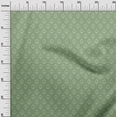 thumbnail image 3 of oneOone Polyester Lycra Green Fabric Asian Ikat Quilting Supplies Print Sewing Fabric By The Yard 56 Inch Wide, 3 of 4