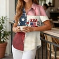 thumbnail image 6 of 250th Anniversary USA Shirt Casual 250 Years Of Freedom T Shirt Button Down Short Sleeve Shirts Patriotic Shirts Tops, 6 of 7