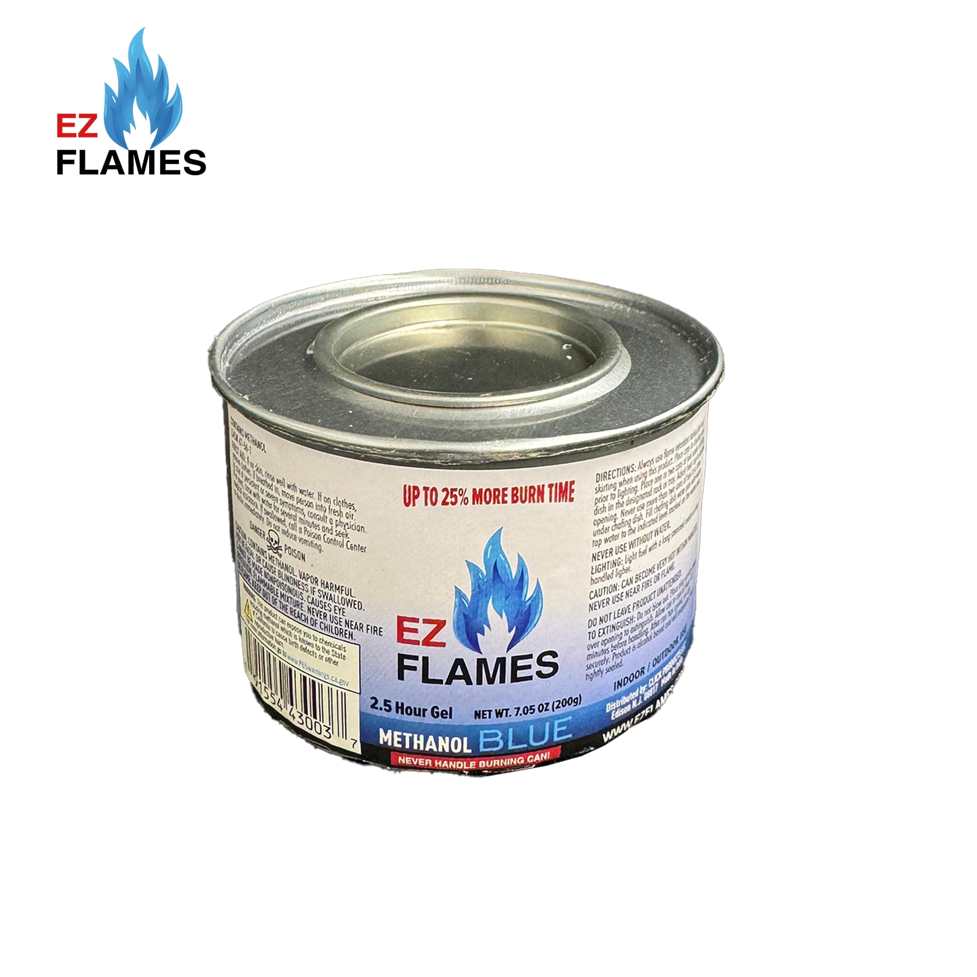 EZ Flame Methanol Blue 2.5 Hour Gel 7.05 Ounce-(3 Pack) - Walmart.com