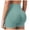 Light Green, variant on Mnuaqn Womens Workout Seamless Scrunch Butt Lifting Shorts High Waisted Tummy Control Gym Yoga Shorts (Dark Blue, L)