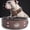 Brown(collar), variant on TJOUL Leather Dog Collar, 2 inches Wide Heavy Duty Genuine Leather Collars, Handmade, Soft, and Luxury, Eye-catching Best Choice for Large and Medium Breed Dogs 22.5-26.5 inches