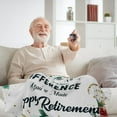 thumbnail image 4 of Retirement Gifts for Women Men 2023 Throw Fleece Blanket 60”x50” Nurse, Social Worker, Teacher Retirement Gifts for Women Grandma Blanket in Home Bed Sofa Chairs Dorm, 4 of 5