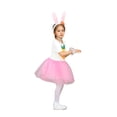 thumbnail image 4 of Easter Outfit for Girl Short Sleeve Tutu Tulle Dresses and Headband Set Dress up Performance Stage Outfit Kids Outfits Girls 8-9 Years, 4 of 4