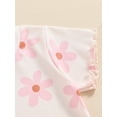 thumbnail image 6 of Bagilaanoe 2pcs Toddler Baby Girl Shorts Set Short Sleeve Flower Print T Shirt Tops + Shorts 6M 12M 18M 24M 3T 4T Kids Casual Summer Clothes, 6 of 7