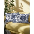 thumbnail image 5 of Outdoor Pillows Waterproof, Navy Blue Coastal Throw Pillows with Inserts Included, Beach Starfish Nautical Coral Shell Summer Indoor Outdoor Decorative Lumbar Pillow for Bed/Couch/Patio 12"x20", 2Pcs, 5 of 8