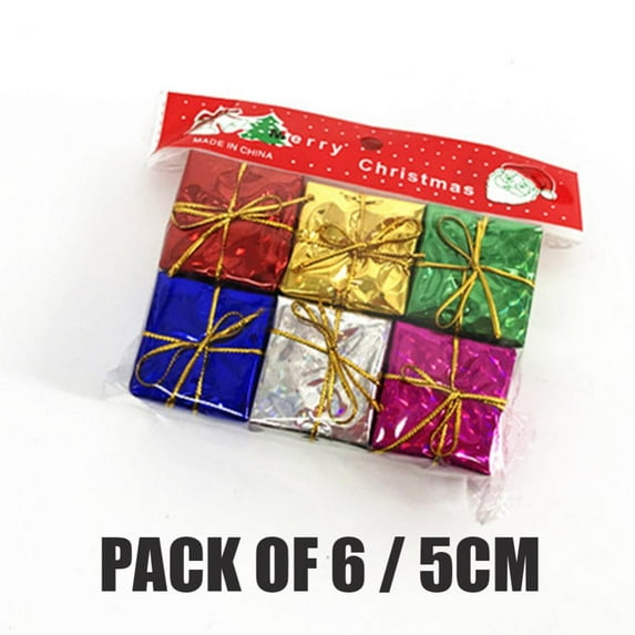 Esaierr Christmas Tree Gift Boxes Assorted Cute Small Boxes Christmas Tree Decoration Foam Decoration