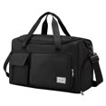 thumbnail image 1 of Sac à Dos de Sport en Nylon avec Compartiment à Chaussures Sac à Dos de Sport Imperméable Sac à Main Multifonctionnel Résistant à l'Usure pour Football Extérieur Noir, 1 of 6
