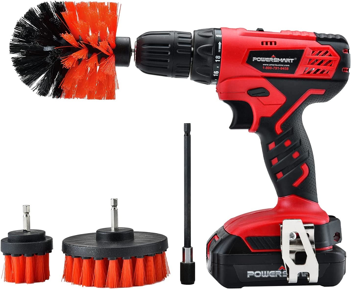 Clearance! PowerSmart Drill Driver, Cordless Drill Driver with Brushes