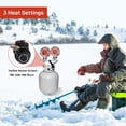 thumbnail image 2 of 30,000 BTU Propane Tank Top Heater, 2 Burner Tank Top Heater with Shut-off Valve and Tip-over Switch, Portable LP Gas Heater for Camping, Outdoor Sports Event, Garage, Porch, 2 of 9