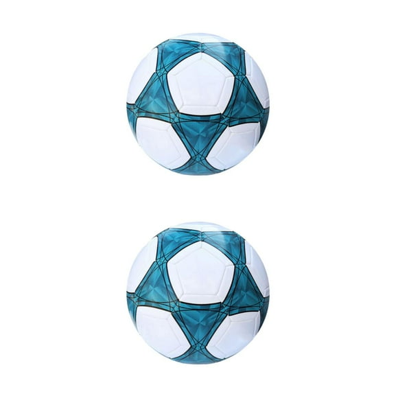 Ruiboury Outdoor Football Ball Crafted For Enhanced Performance And Longevity Machine Pentagram blue 5 2Set