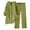 /A59Light Green342, variant on MEZZALL Womens 2 Piece Outfits Blouse Pockets Wide Leg Elastic Pants Sets Casual V Neck Shirt Trousers Fashion Streetwear Clothes Sets Soft Clothing
