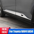 thumbnail image 2 of Pegatinas de Faldón Lateral Acero Inoxidable para Toyota RAV4 2019 2020 2021 2022 2023 Yangshaomei, 2 of 5