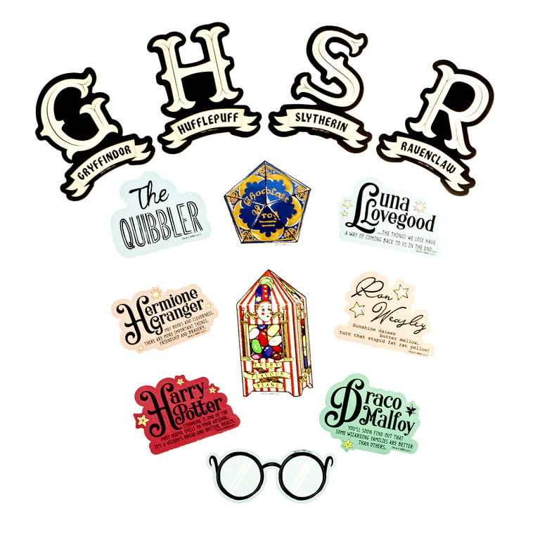 Harry Potter Stickers Party Favors Bundle ~ 10 Sheets Harry Potter Stickers  Featuring Harry, Ron, Hermione and More (Harry Potter Party Supplies)