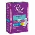 thumbnail image 2 of Poise Serviettes d'Incontinence Post-Partum Ultra Minces avec Ailes, Absorption Modérée, Longueur Régulière, 54 Unités, 2 of 5