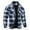 04 Sky Blue, variant on guisaled Mens Flannel Shirts Jackets Casual Button Down Plaid Shirt Long Sleeve Lapel Collar Quilted Lined Fleece Shacket with Pockets s