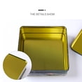 thumbnail image 3 of ACDANC 2026 New Christmas Cookie Tin Set of 4 - 6.8 Inch Vintage Metal Storage Boxes for Holiday Candy Exchange Parties & Teacher Gifts Cookie Tins, 3 of 7