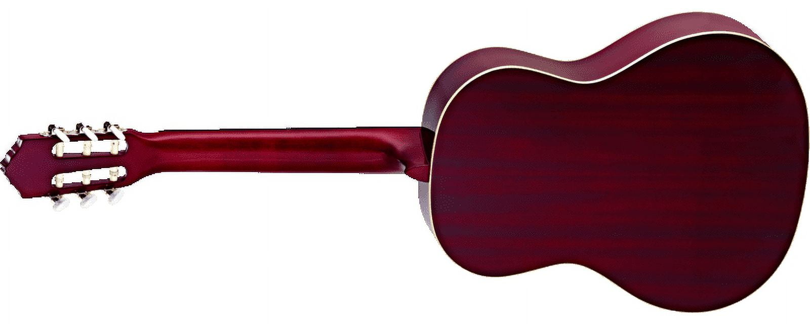 Ortega Family Series R121LWR Left-Handed Classical Guitar Transparent Wine Red