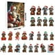 thumbnail image 3 of Calendario de cuenta regresiva para Navidad, 24 colgantes de salchichas, adornos festivos para el árbol de Navidad., 3 of 5
