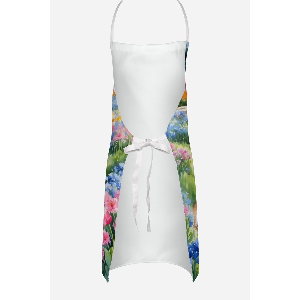 Siberian Husky Spring Path Apron 27 in x 30 in