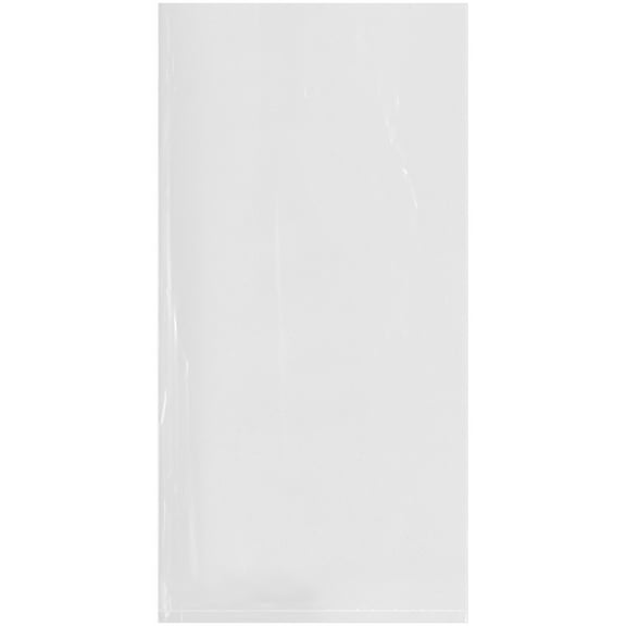 Plymor 6" x 12" (Pack of 100), 1.5 Mil Flat Open Clear Plastic Poly Bags