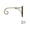 Bronze, variant on Fareti Heavy Duty Metal Wall Mount Hanging Hook Bracket, Decorative Scroll for Flower Baskets Lanterns Bird Feeders, 11x6.5x1 Inch