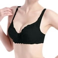 thumbnail image 6 of Underfit Bras for Women New Women Casual Underwire Push up Everyday Bras Lace Bralettes Soft Adjustable Straps Daily Bra Underwear Style B-36 Black, 6 of 9