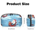 thumbnail image 5 of Christmas Digital Pouch with Oxford Fabric, Waterproof Electronic Organizer Travel Case, Cord and Cable Organizer, Canvas Storage Box Small, Hard Drive Bags Included - 5.9x9.44x3.14 in, 5 of 6
