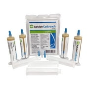 Advion Cockroach Bait Gel - 1 Pack - 4 Tips, 4 Plungers, & 4 x 30g Tubes by Syngenta