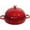 Red, variant on Flavehc Bread Oven Cast Iron Bread Dutch Oven with Cloche Lid for Bread Baking Red Enameled Cast Iron Bread Oven with Dome Lid for Sourdough