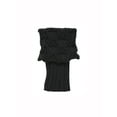 thumbnail image 4 of INSPIRE CHIC Women's Ruffled Cuff Over Knee Length Ribbed Knitted Leg Warmers Black-Printed, 4 of 6