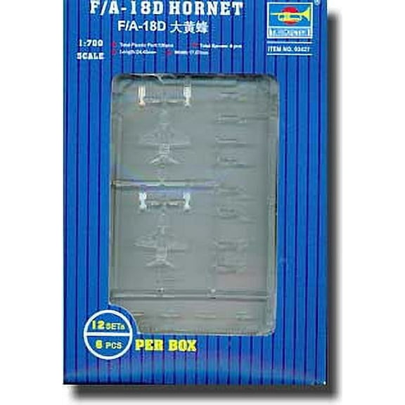 1/700 F/A18D Hornet Aircraft Set for USS Nimitz (12/Bx)