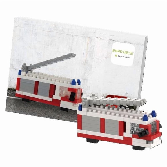 DDI 2386540 Building Bricks Firetruck Postcard Sets - Case of 6