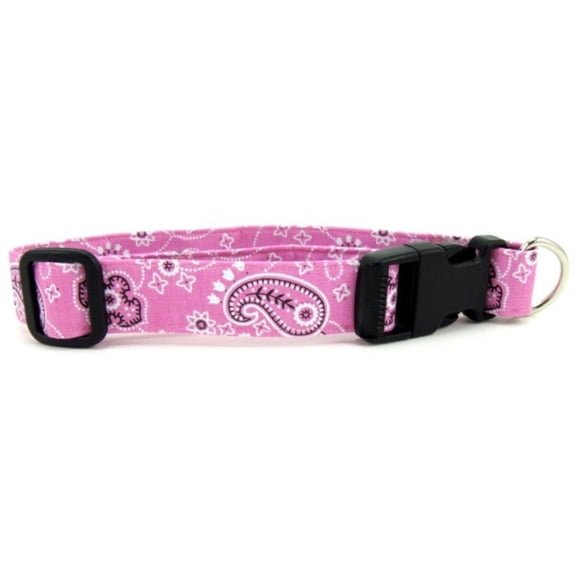 Pink Bandana Dog Collar - Size - Large
