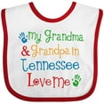 thumbnail image 3 of Inktastic Tennessee Grandma Loves Me Boys or Girls Baby Bib, 3 of 4