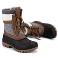 thumbnail image 3 of Pennysue Women's Waterproof Snow Booties A1-Brown Warm Mid-Tube Winter Boots Size 8, 3 of 8