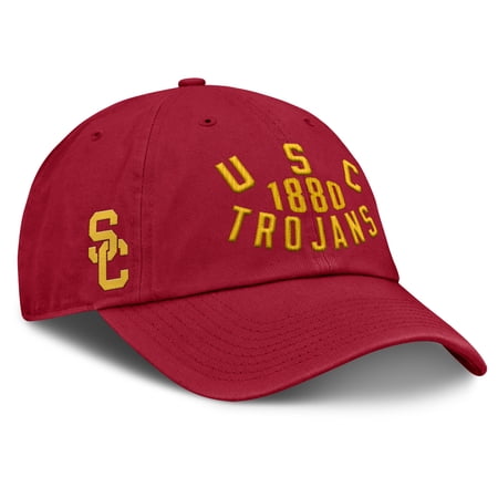 Men s Fanatics Cardinal USC Trojans Archer Adjustable Hat