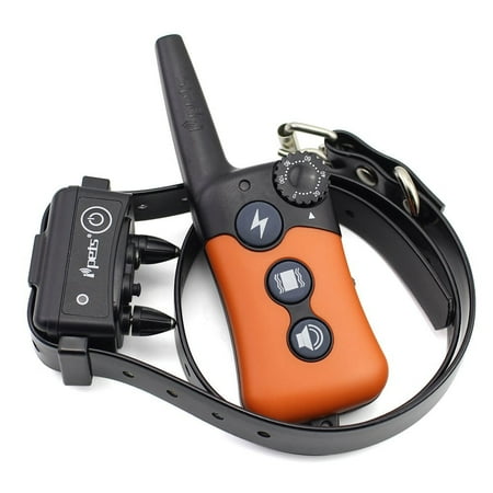 American Flag Dog Collar iPets PET619S-1 100% Waterproof & Rechargeable Dog Shock Collar 900 ft Remote Dog Training Collar with Beep Vibrating Electric Shock Collar for Dogs 10-100lbs ()