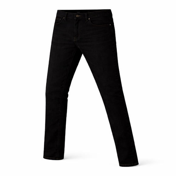 Jeans George Para Hombre, Negro Slim Talla Talla 38 Negro slim