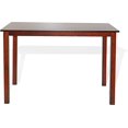 thumbnail image 3 of Table de Cuisine Rectangulaire Classique en Bois Moderne Noyer Foncé, 3 of 6