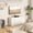 White, variant on Modern TV Stand with 6 Spacious Drawers, Adjustable Mount for 32-80 Inch TVs, Wood Dresser Cabinet for Bedroom or Living Room, Entertainment Media Console, Farmhouse Style - Black