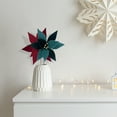thumbnail image 2 of Lot De 12 Pics À Poinsettia Sherpa (Assortiment), 2 of 4