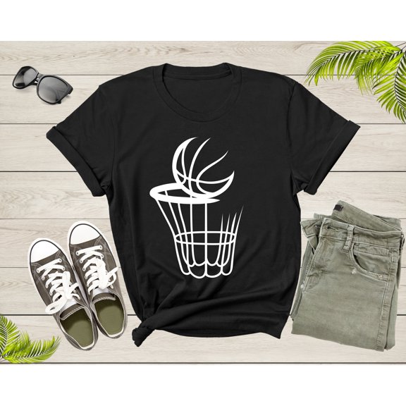 Cool Basketball Shirt For Men Women Youth Boys Girls Basketball Lover Gift Idea Tshirt Basketball Birthday Present Gift Dad Mom T-shirt