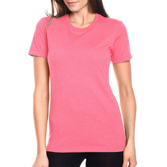 Next Level Womens Tear Away Crewneck T-Shirt, Pack of 3